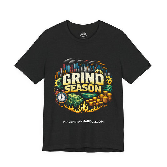 Grind Season Tee — Hustle Money & Success Graphic T-Shirt