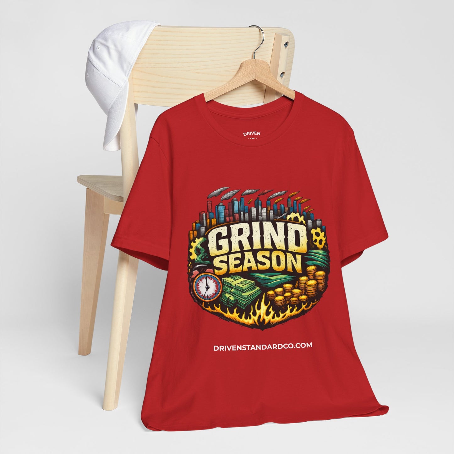 Grind Season Tee — Hustle Money & Success Graphic T-Shirt