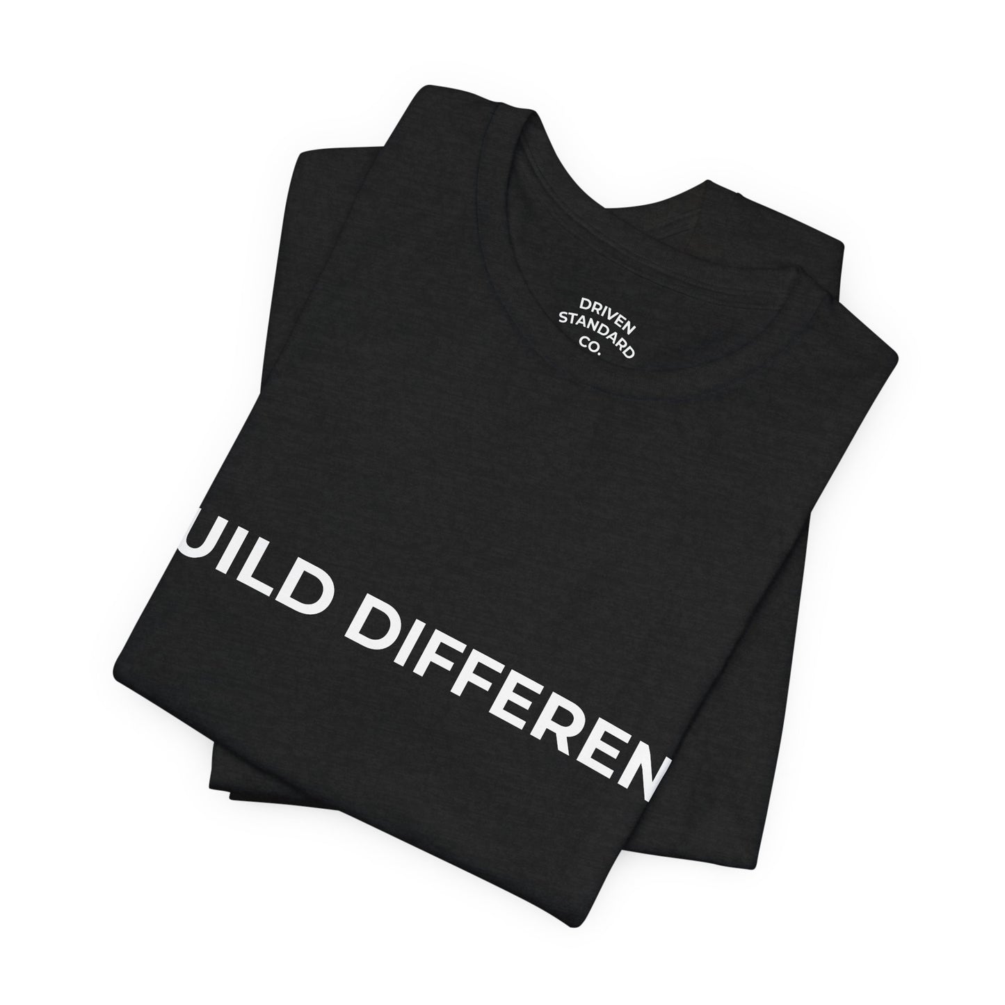 Build Different Tee — Minimalist Motivational T‑Shirt