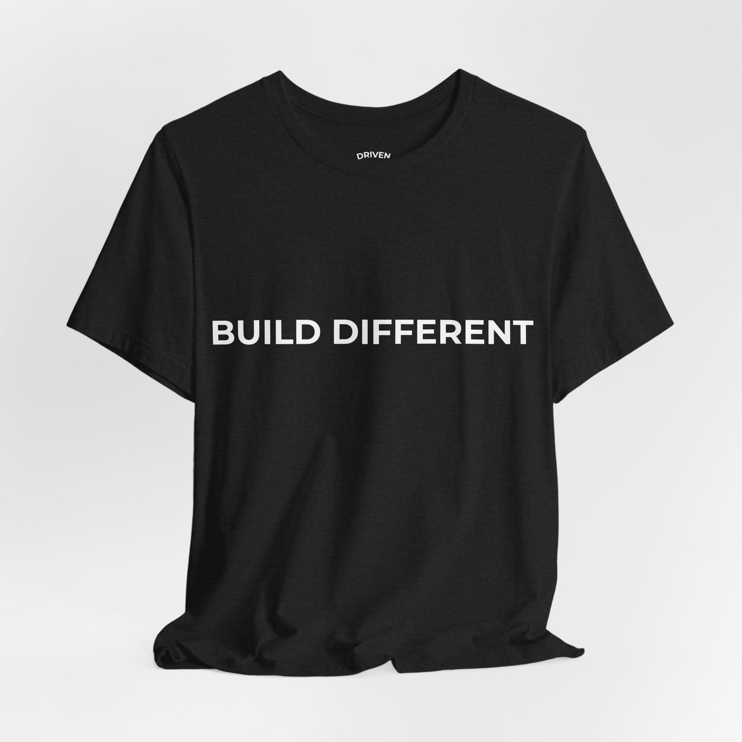 Build Different Tee — Minimalist Motivational T‑Shirt