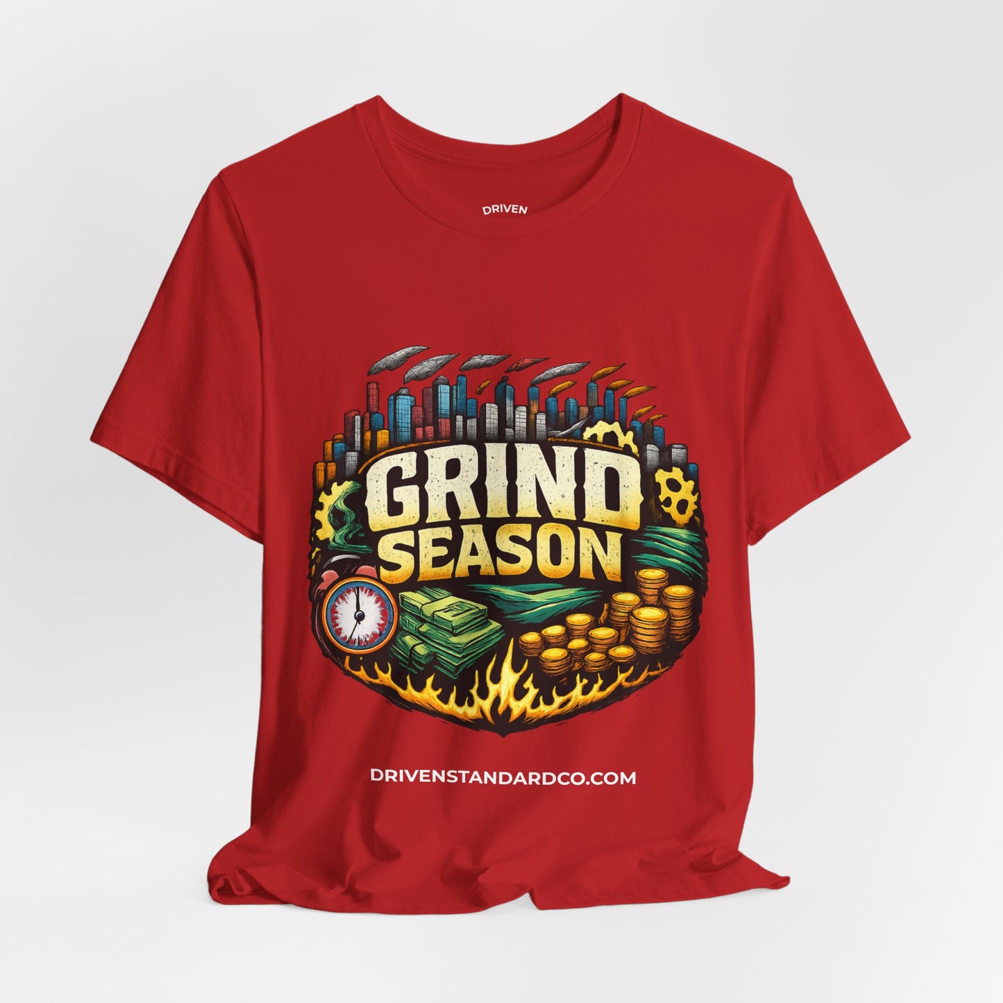Grind Season Tee — Hustle Money & Success Graphic T-Shirt